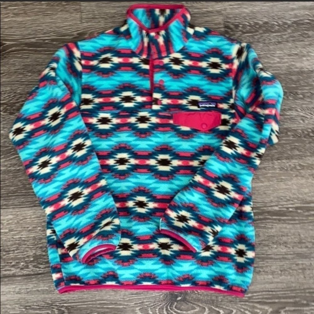 Patagonia Synchilla Desert Aztec Print RARE!!